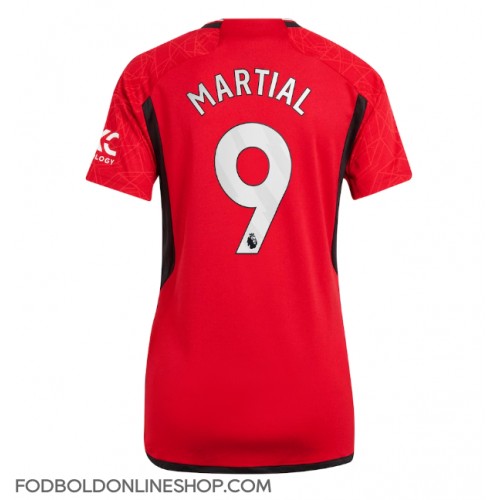 Manchester United Anthony Martial #9 Hjemmebanetrøje Dame 2023-24 Kortærmet